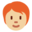 person, medium-light skin tone, red hair